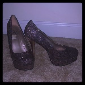 Glitter stilettos